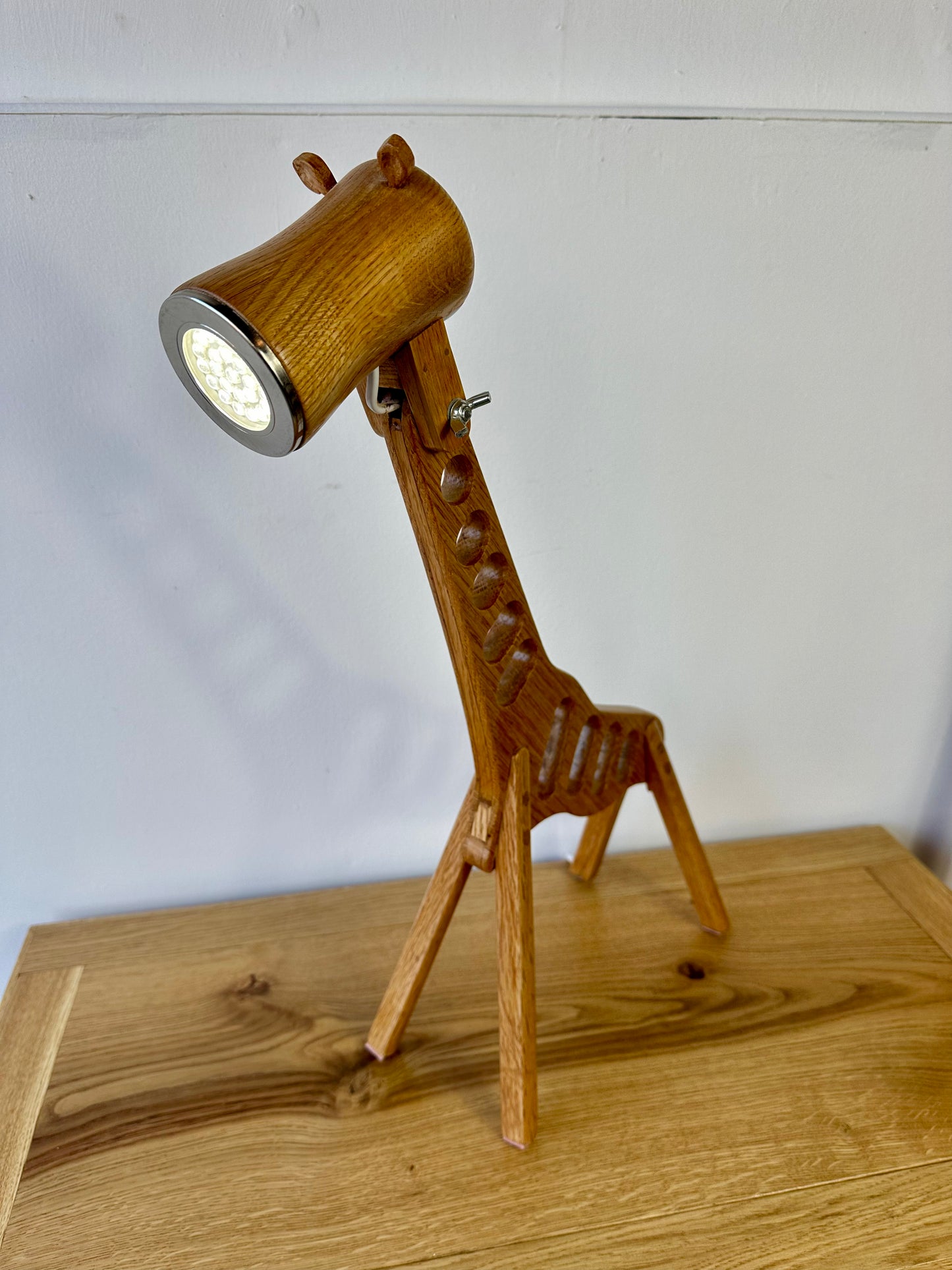 Giraffe Lamp handmade by Geoff Meanwell