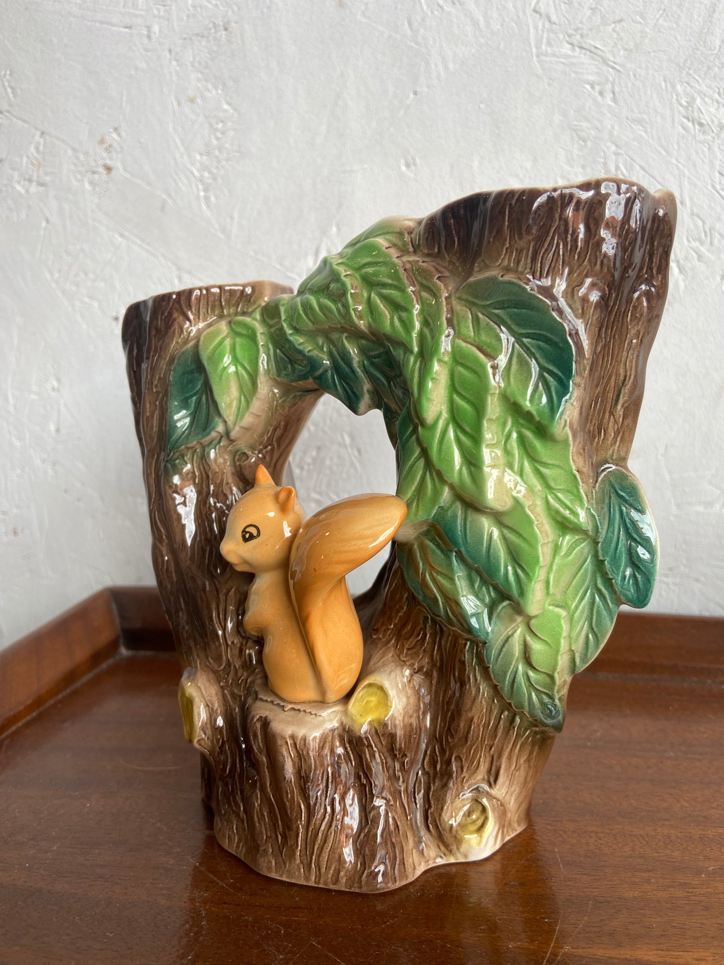 Hornsea Fauna Squirrel Vase