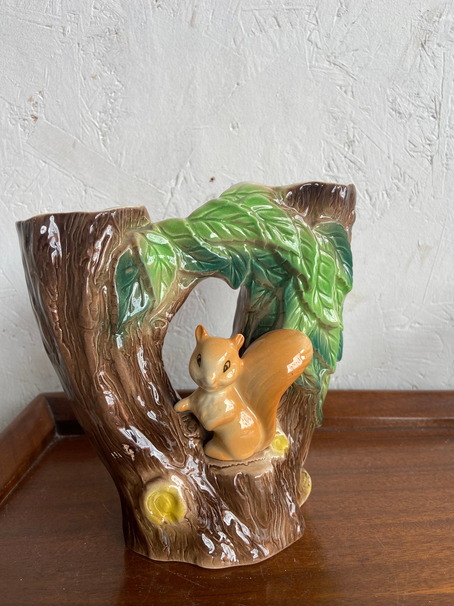 Hornsea Fauna Squirrel Vase