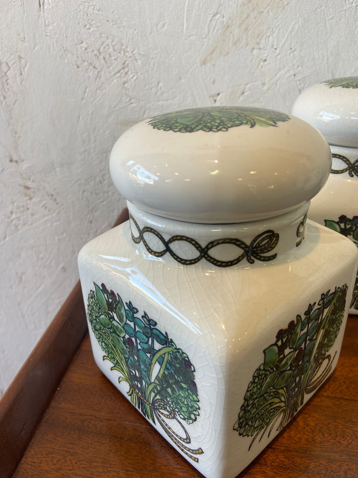 Taunton Vale Pottery 'Bouquet Garni' Jars