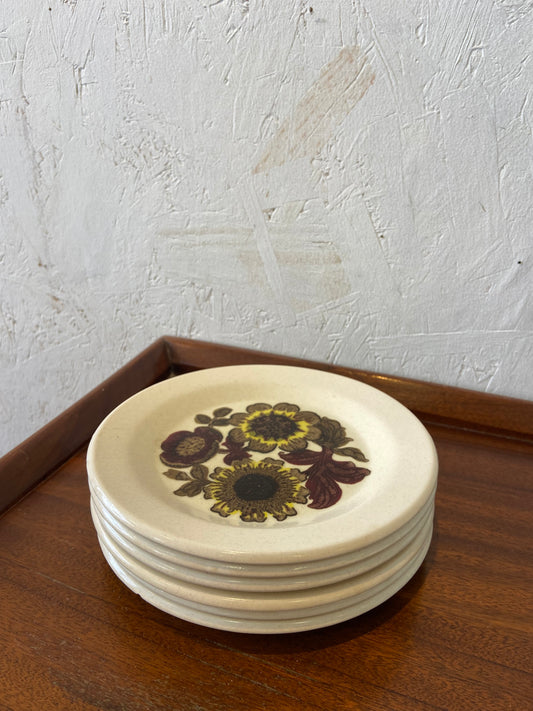 Palissy Pottery 'Coniston' Side Plates x6