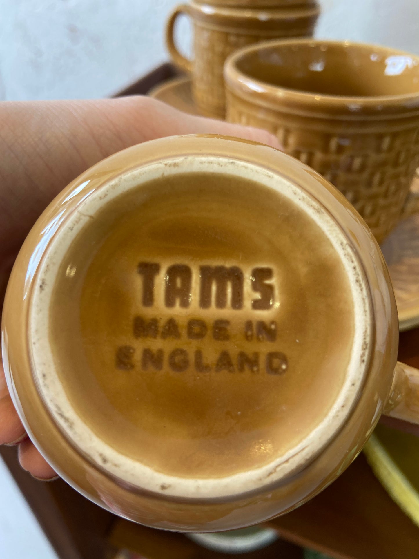 Tams Cups and Saucers X6