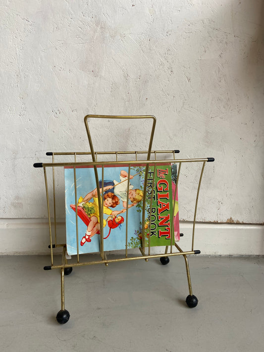 Gold Atomic Magazine Rack