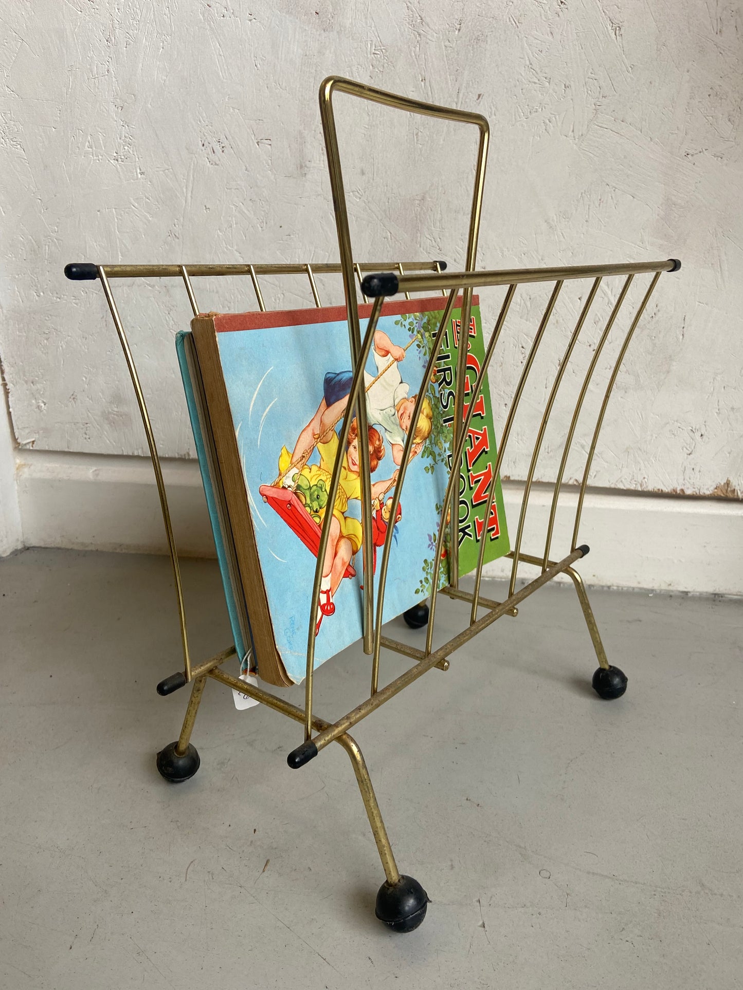 Gold Atomic Magazine Rack