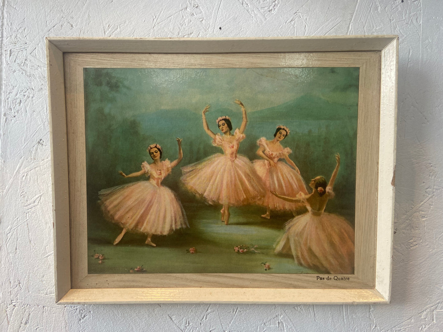 Vintage Framed Ballet Print