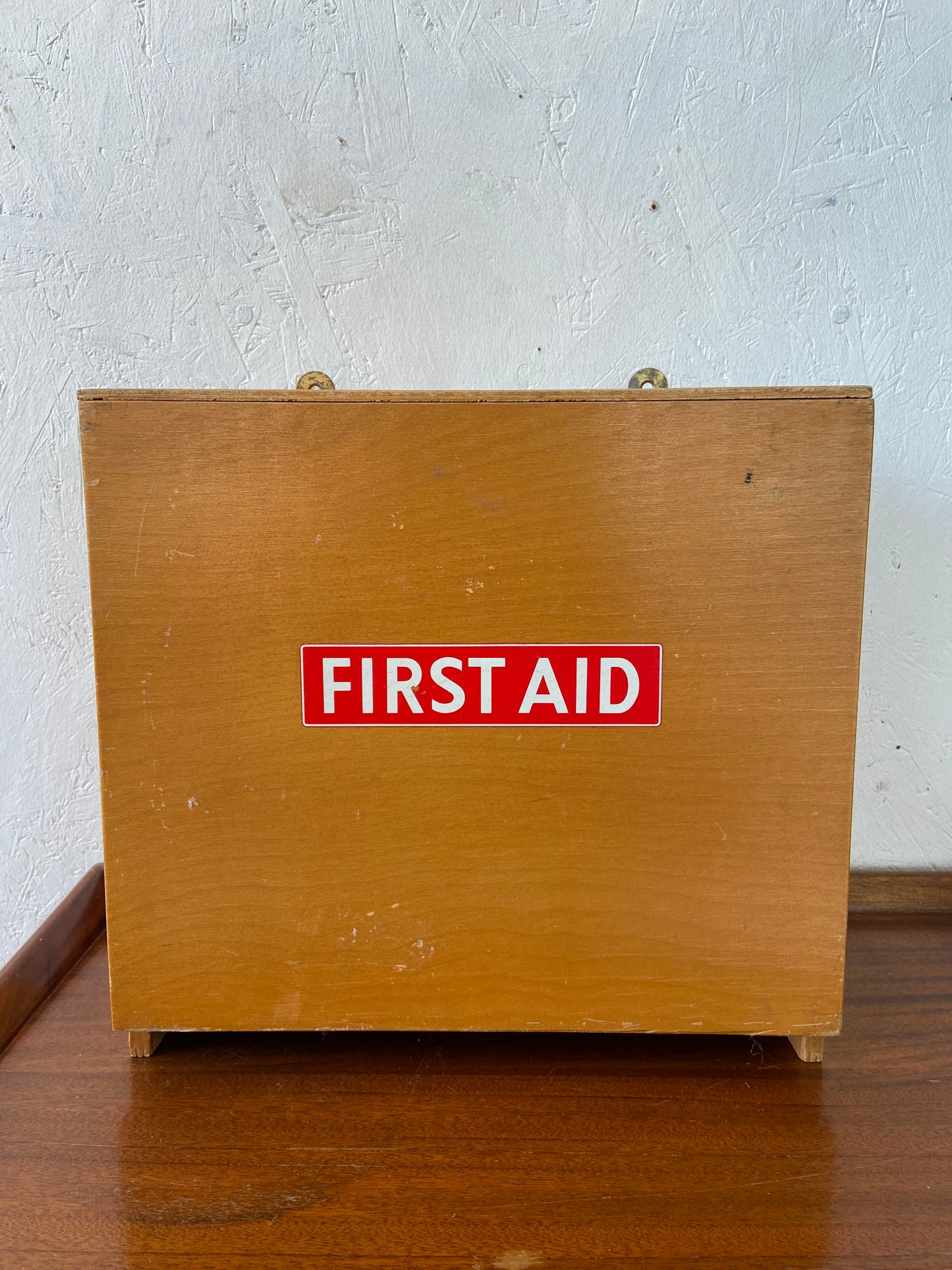 Wooden First Aid Box