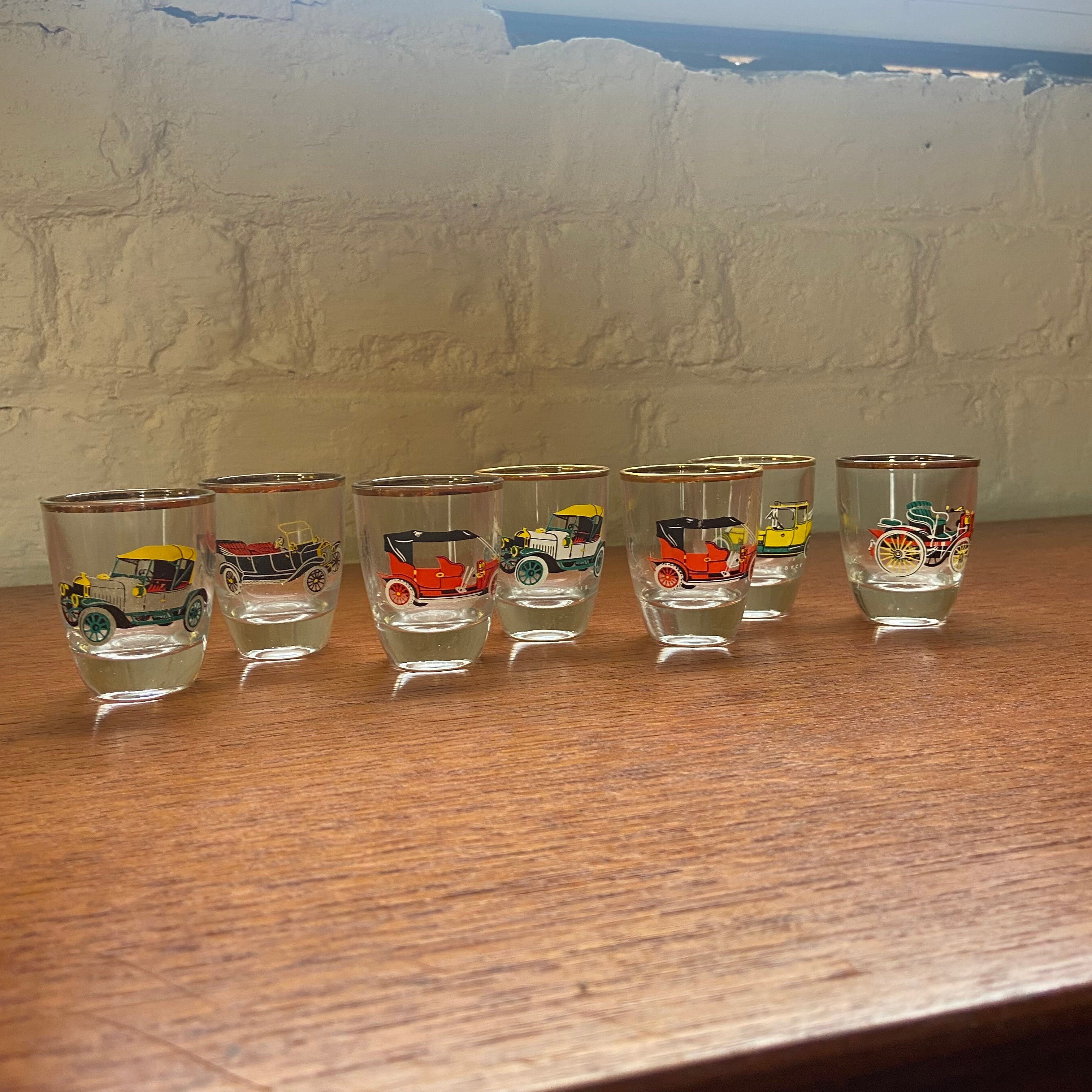 Vintage on sale shot glasses