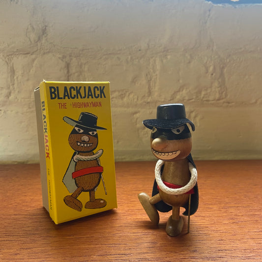 1960's Wooden Figure Blackjack the Highwayman