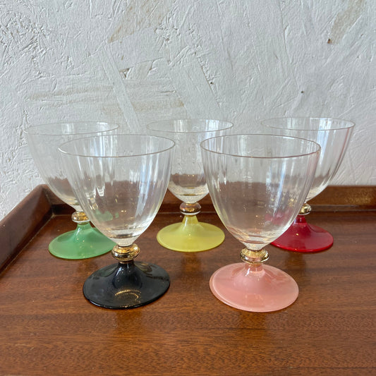 Multicoloured Liquor Glasses