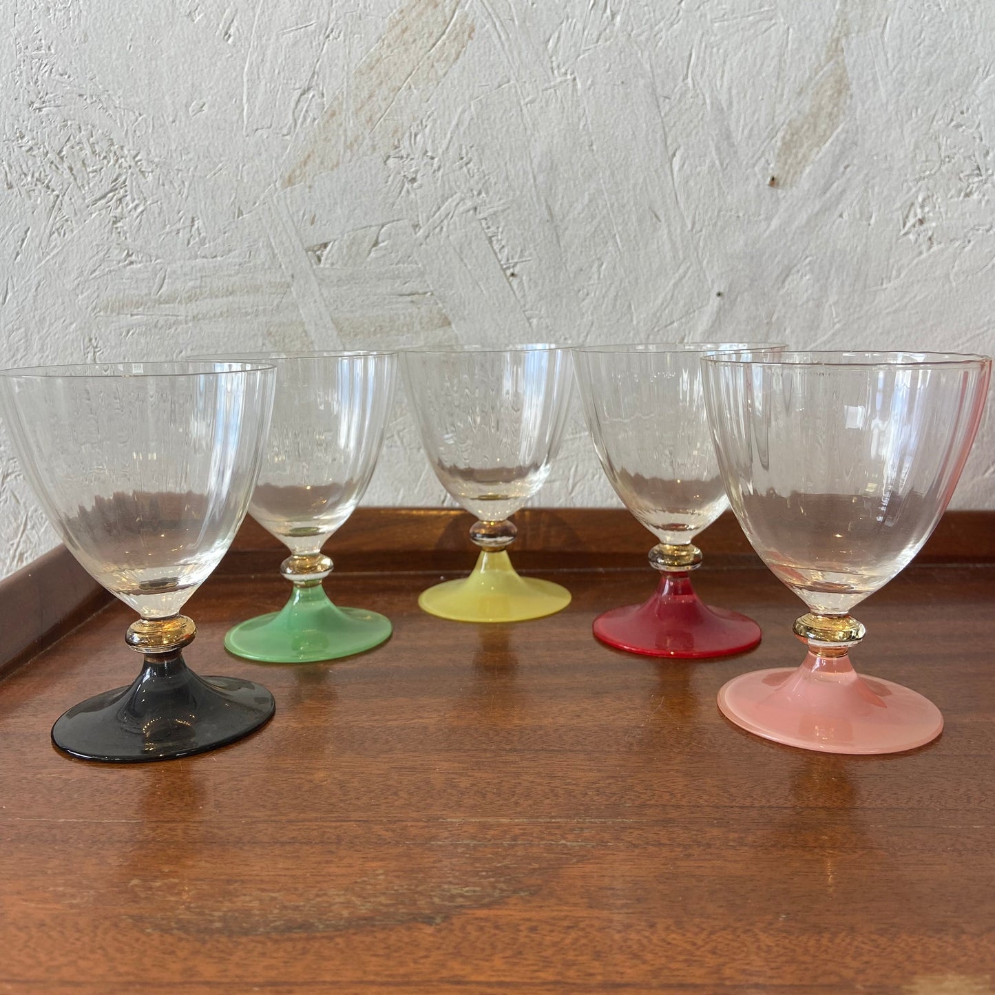 Multicoloured Liquor Glasses