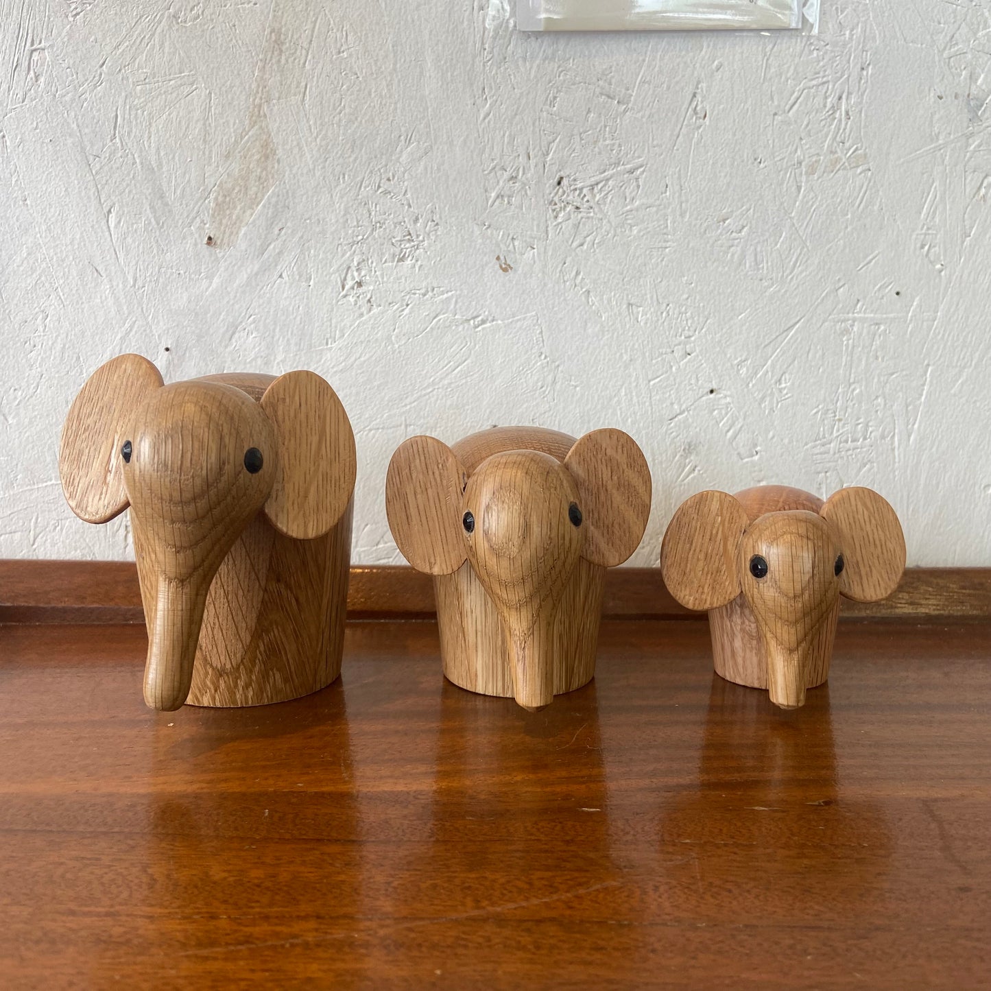 Geoff Meanwell Wooden Elephants