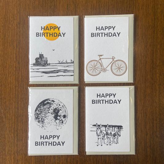 The Humber Printmaker Birthday Letterpress Cards
