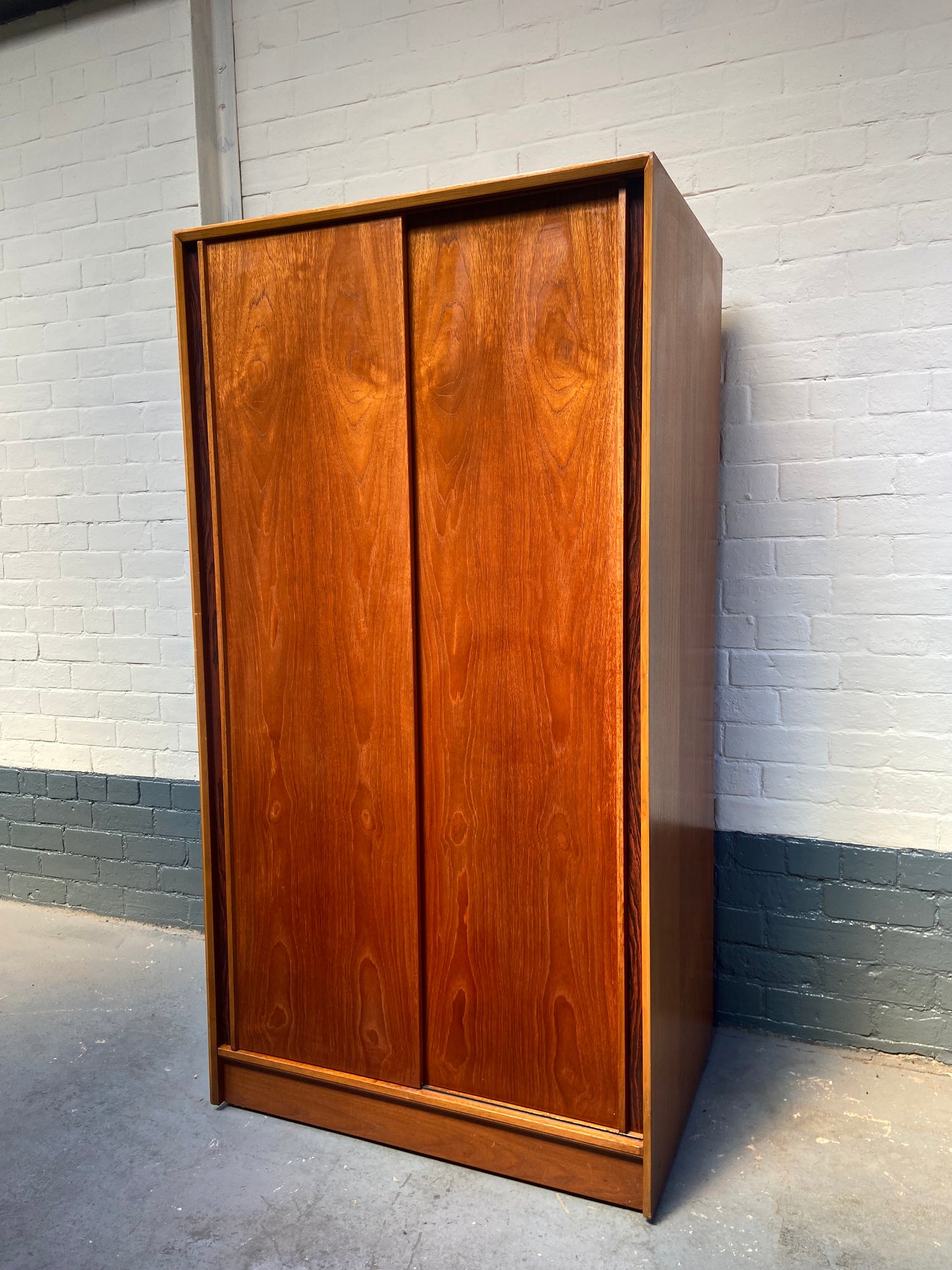 Austinsuite Midcentury Compact Teak Wardrobe - designed by Frank Guille