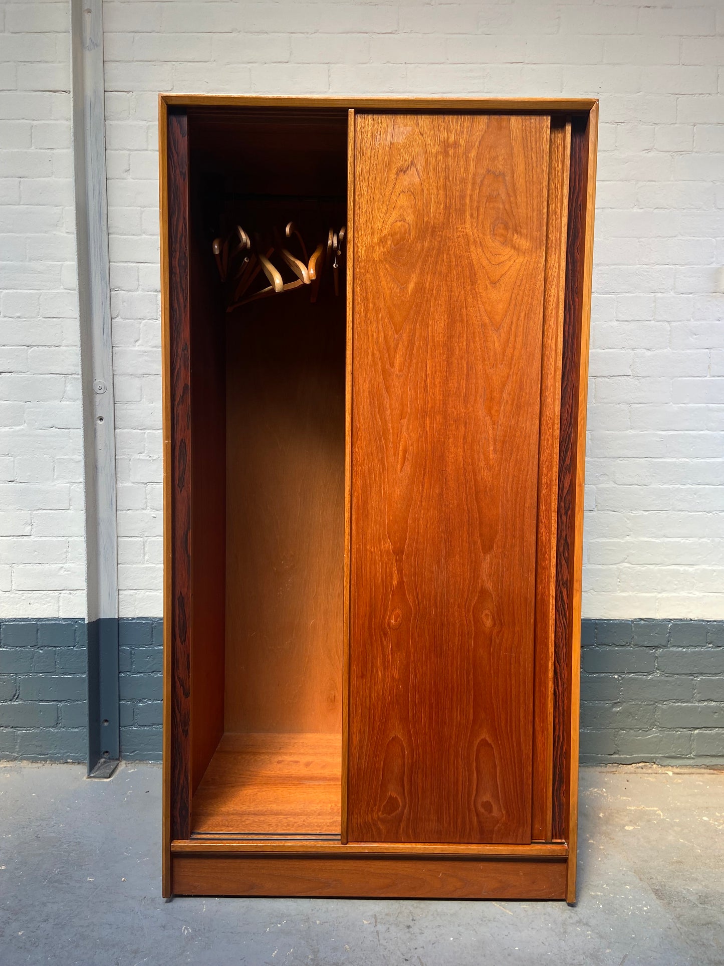 Austinsuite Midcentury Compact Teak Wardrobe - designed by Frank Guille