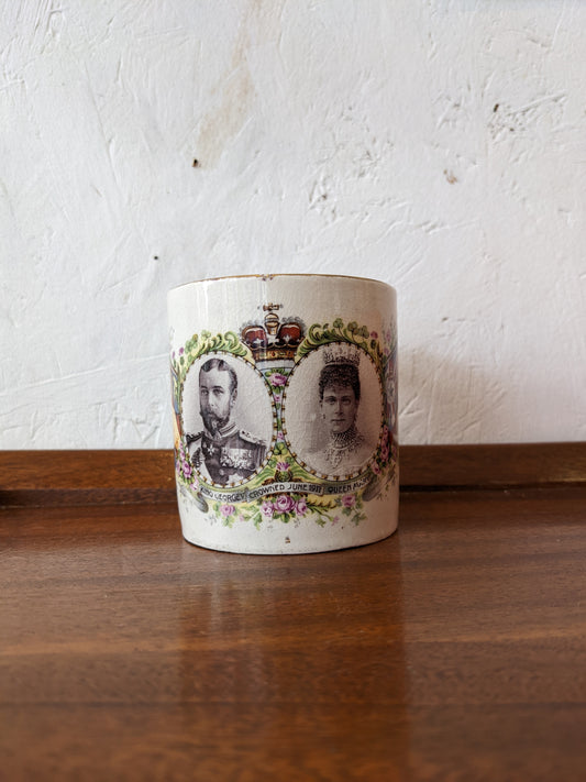 King George V Commemorative Coronation Mug