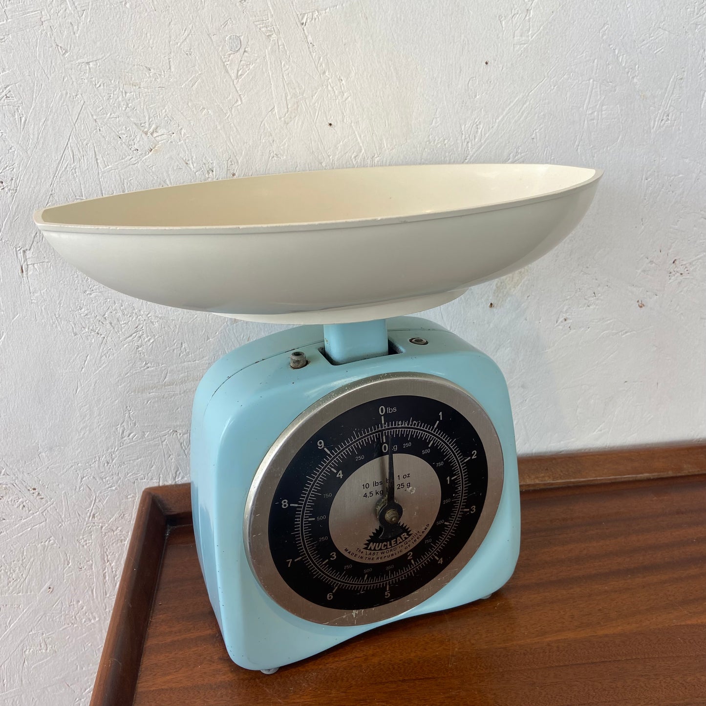 Vintage Blue Nuclear Scales