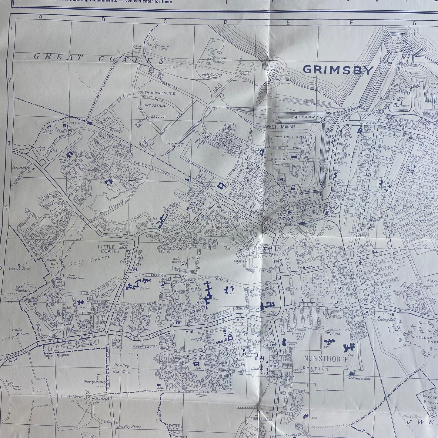 Barnett's Grimsby, Cleethorpes and Immingham Street Plan