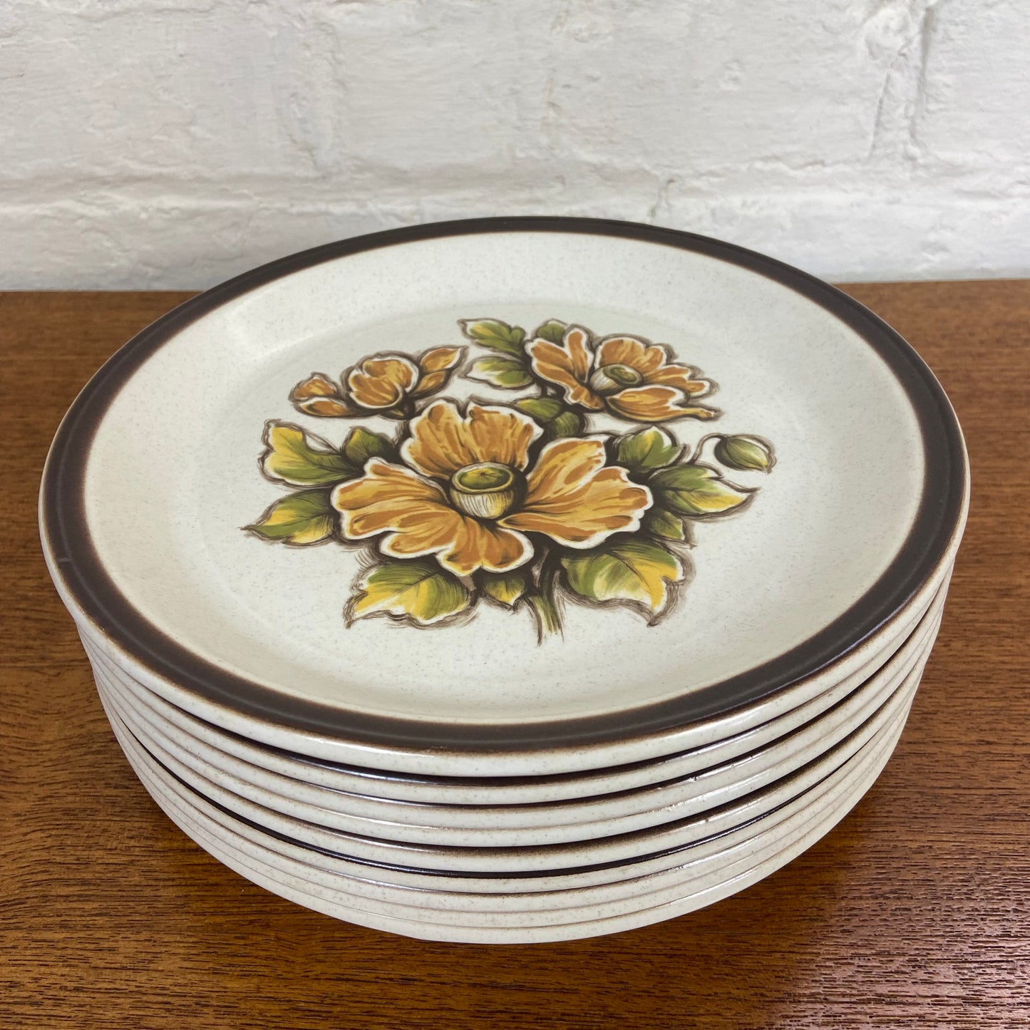 Vintage Barratts of Staffordshire "Nutwood" Dinner Plates