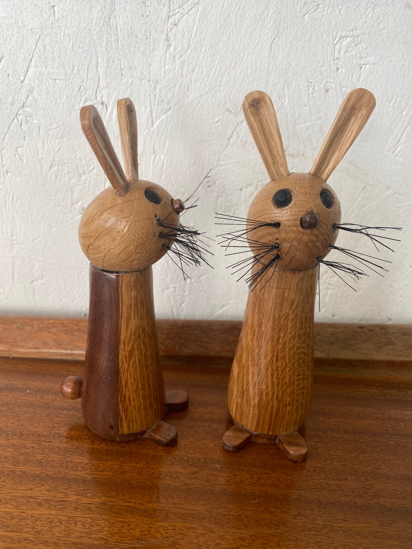 Handmade rabbits, by Geoff Meanwell