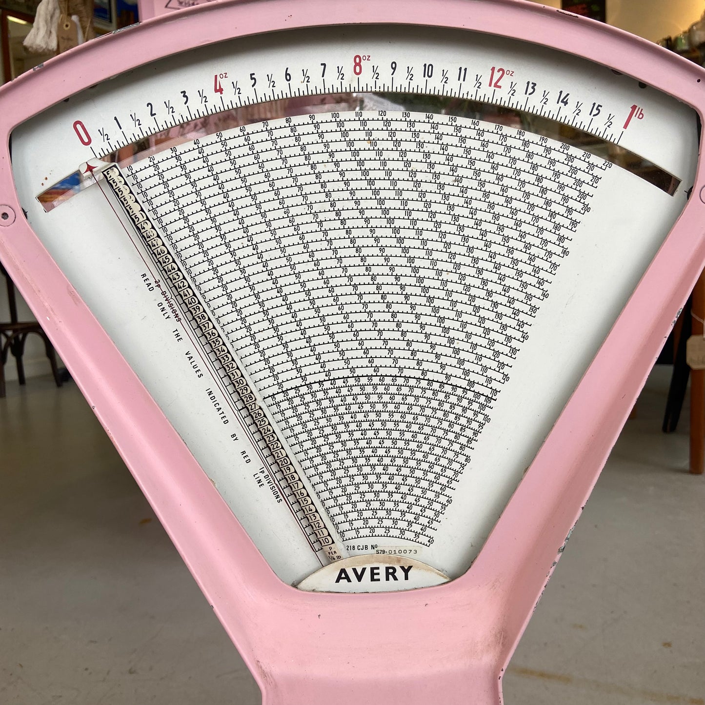 Vintage Avery Pink Sweet Shop Scales