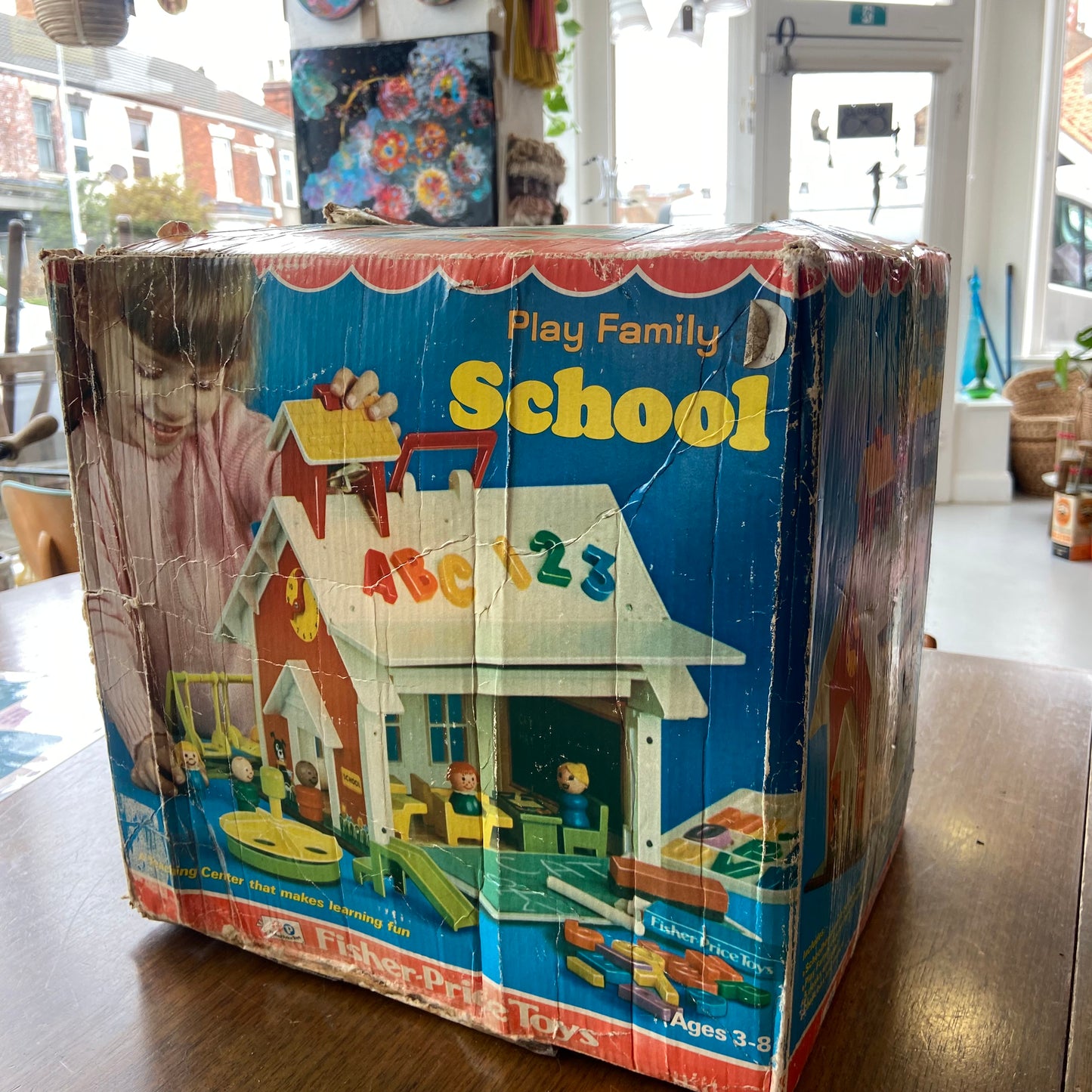 Vintage Fisher Price Toys Play Family School 1971