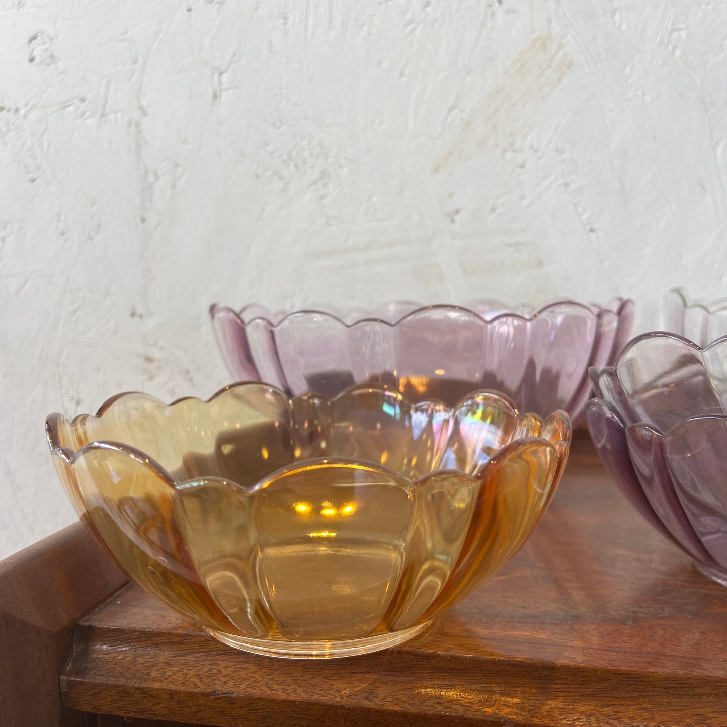 Vintage French Glass Dessert Bowls