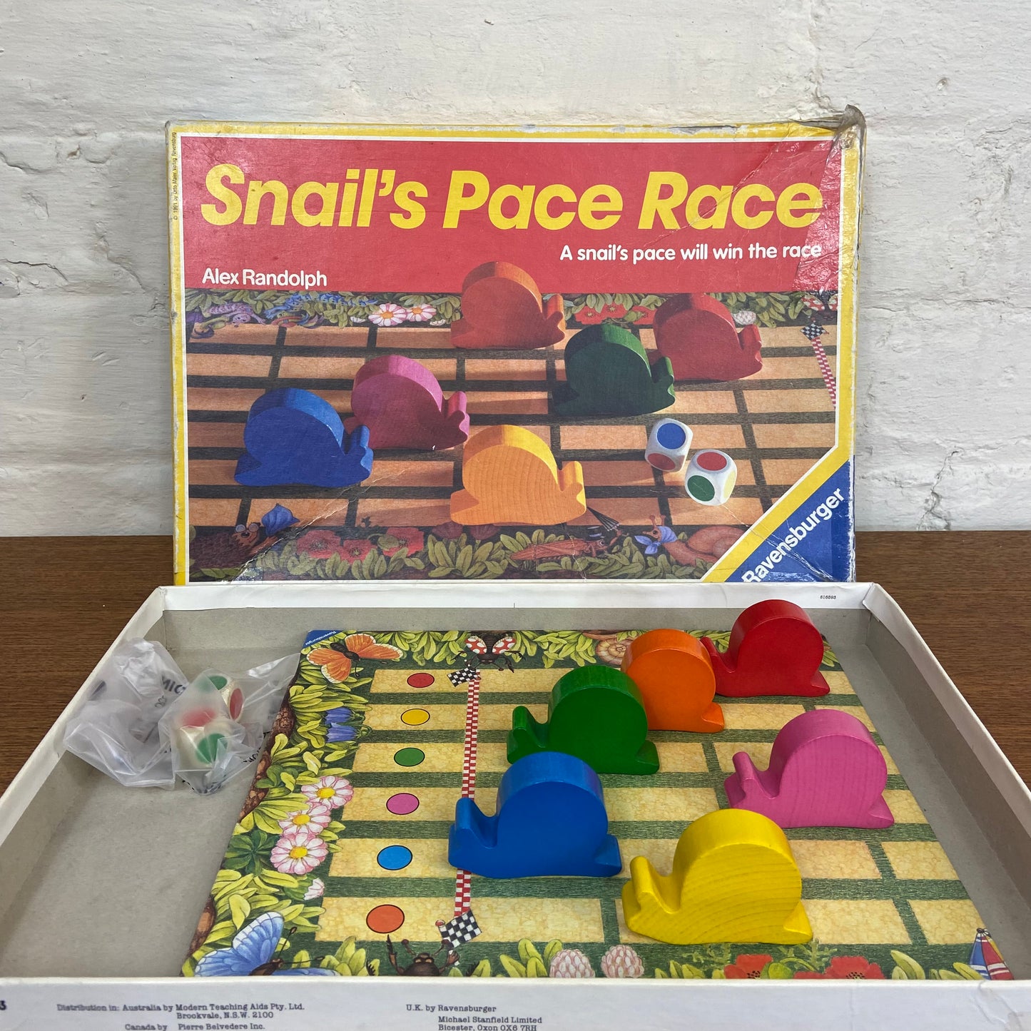 Vintage Snail’s Pace Race Game