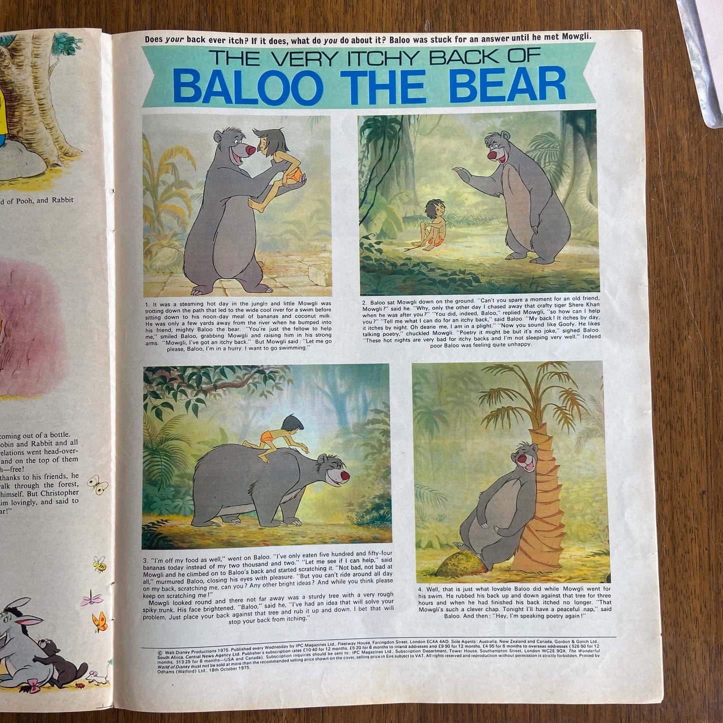 Vintage The Wonderful World of Disney Comic Issue 2