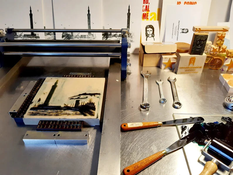 The Humber Printmaker Limited Edition Letterpress Print - Coordinates